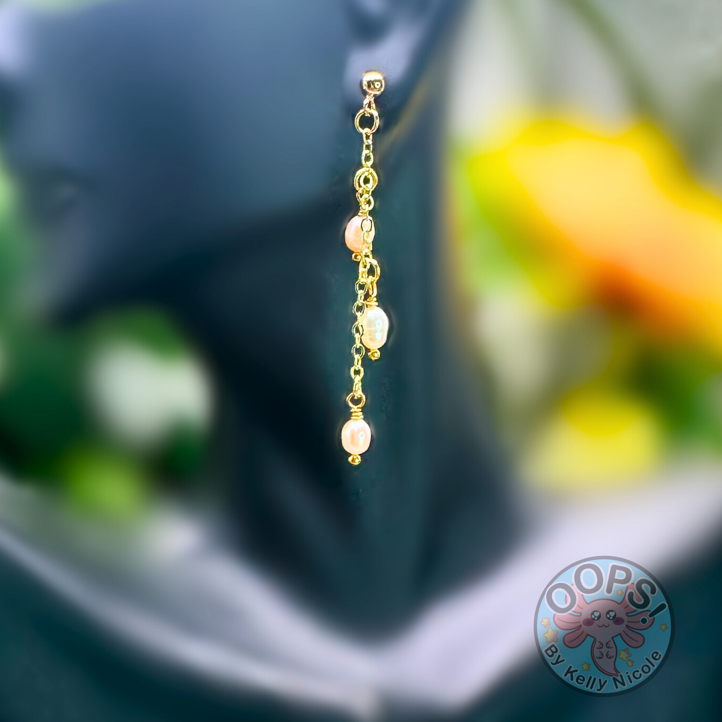 Genuine Freshwater Pearl Drop EARRINGS perfect for home, work party or memorable gift