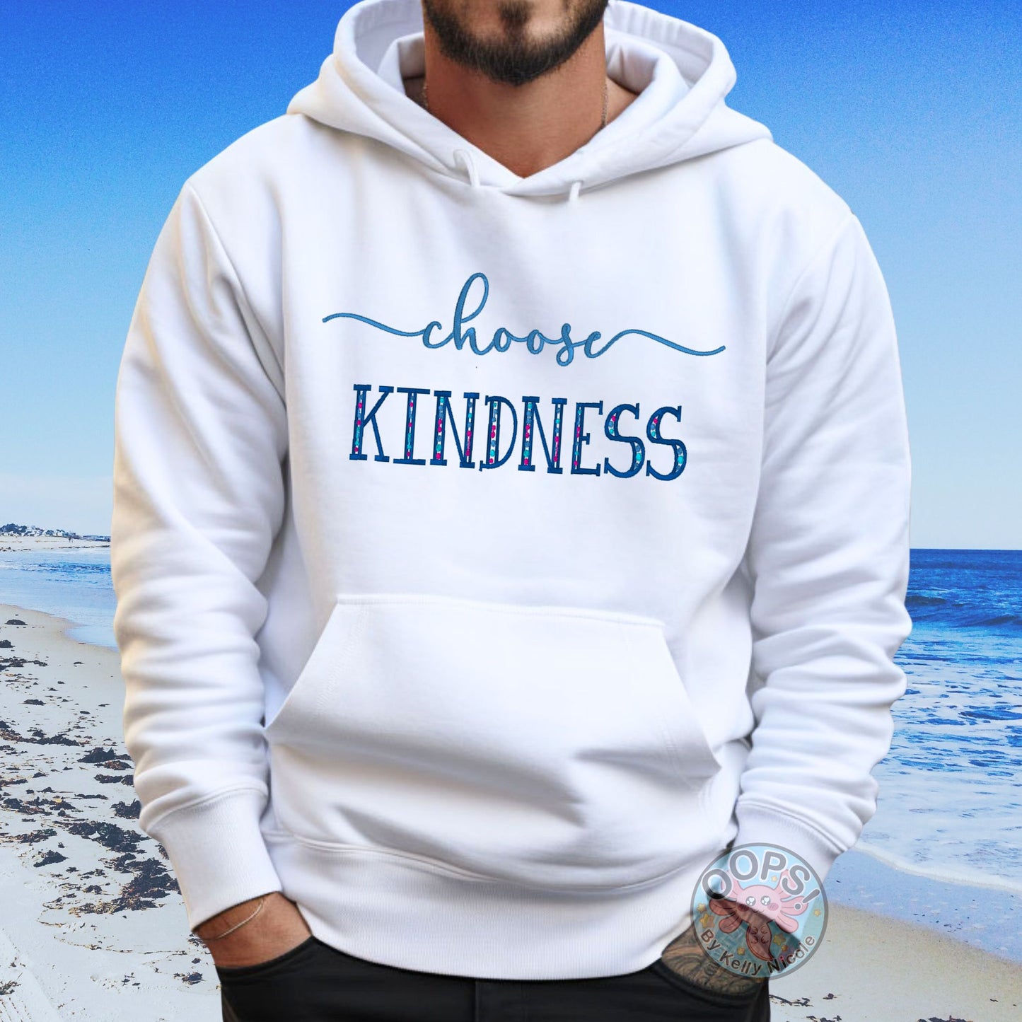 Embroidered "Choose Kindness"   Unisex Pullover