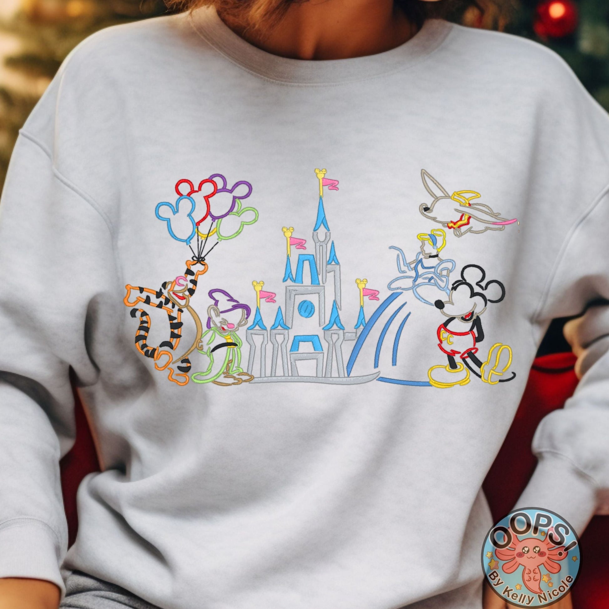 Disney Kingdom Hearts Video Game “My Friends are My Power” Embroidered Heavyweight Unisex Sweatshirt in Ash.  Shop online today to get yours at HTTPS://OOPSBYKELLYNICOLE.COM 