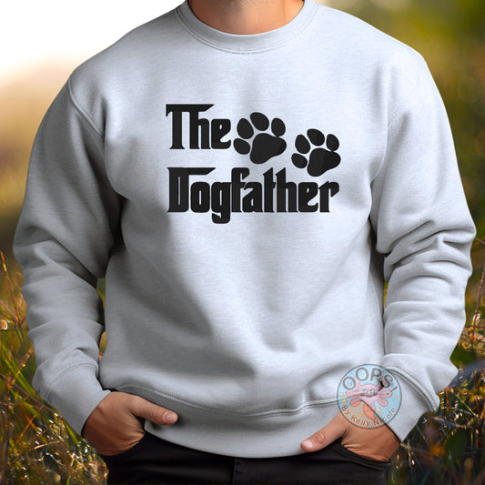 Embroidered "The Dogfather" Unisex Pullover