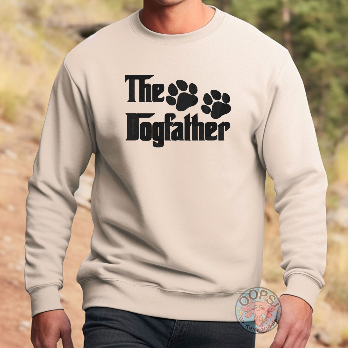 Embroidered "The Dogfather" Unisex Pullover