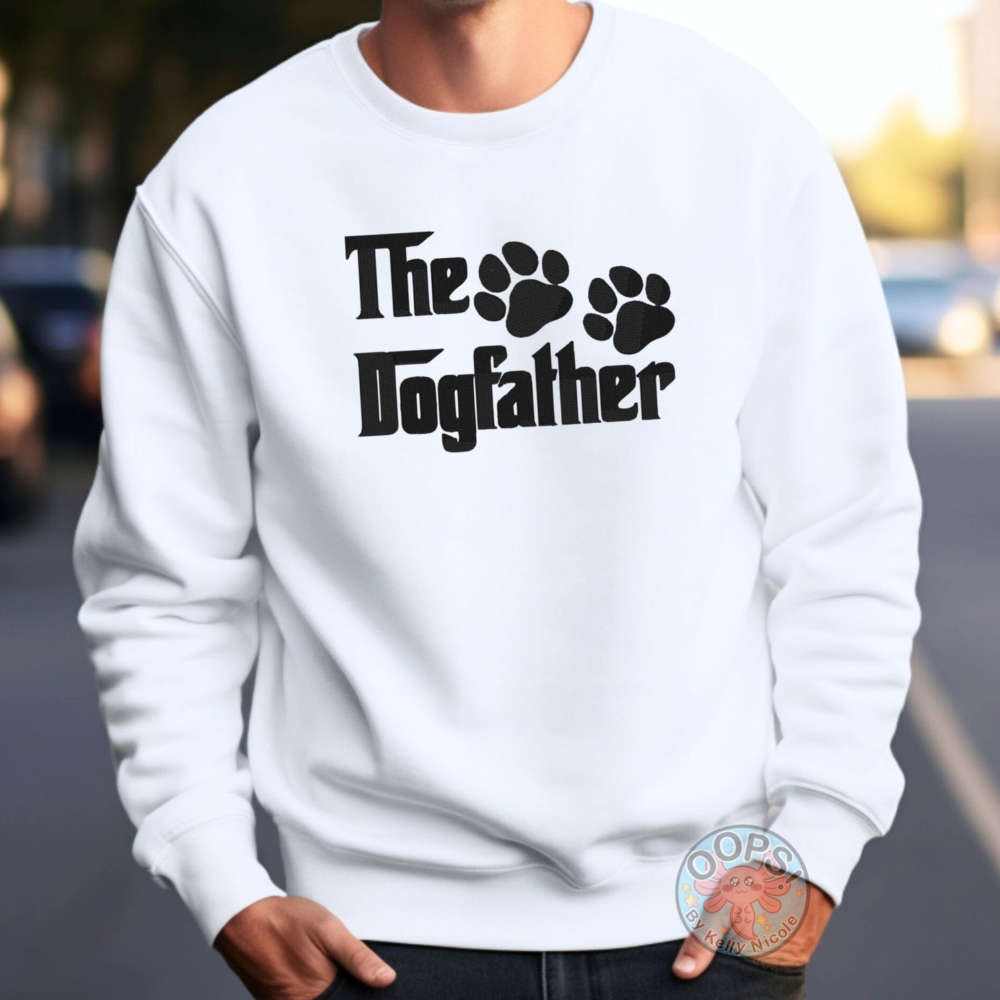 Embroidered "The Dogfather" Unisex Pullover