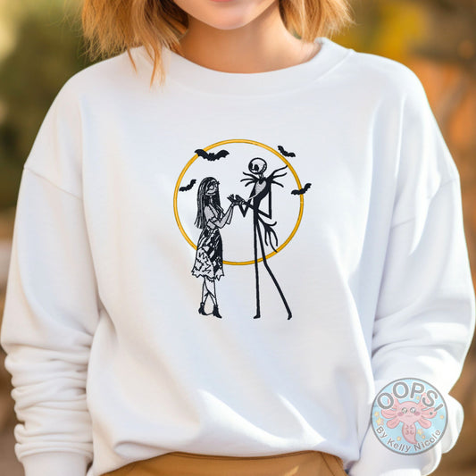 Jack & Sally "Nightmare Before Christmas" Unisex Pullover