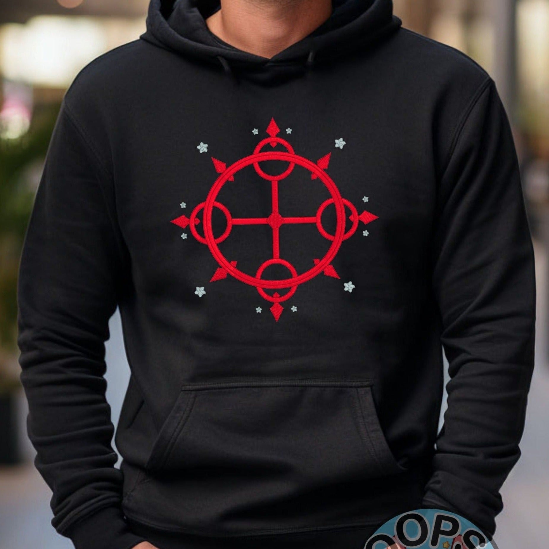 Disney Kingdom Hearts Video Game “AXEL” Shirt.  Embroidered Heavyweight Unisex Hoodie in black.  Shop online today to get yours at HTTPS://OOPSBYKELLYNICOLE.COM 