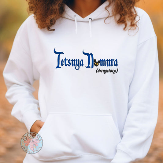 Embroidered Kingdom Hearts "Tetsuya Nomura (derogatory)" Unisex Pullover