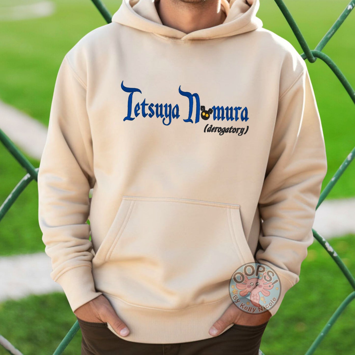 Embroidered Kingdom Hearts "Tetsuya Nomura (derogatory)" Unisex Pullover