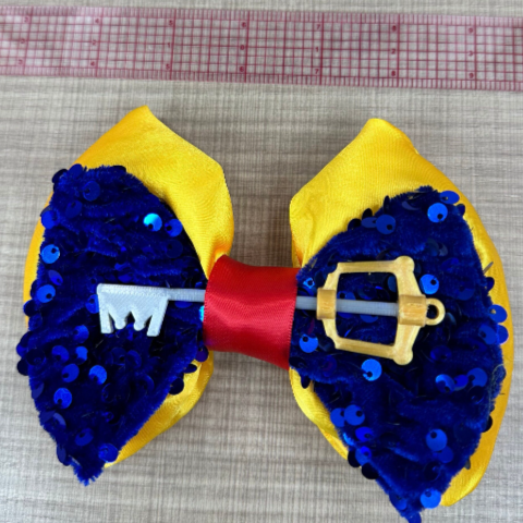 Disney “Kingdom Hearts”  Hair Bow with Keyblade. Shop online today to get yours at HTTPS://OOPSBYKELLYNICOLE.COM