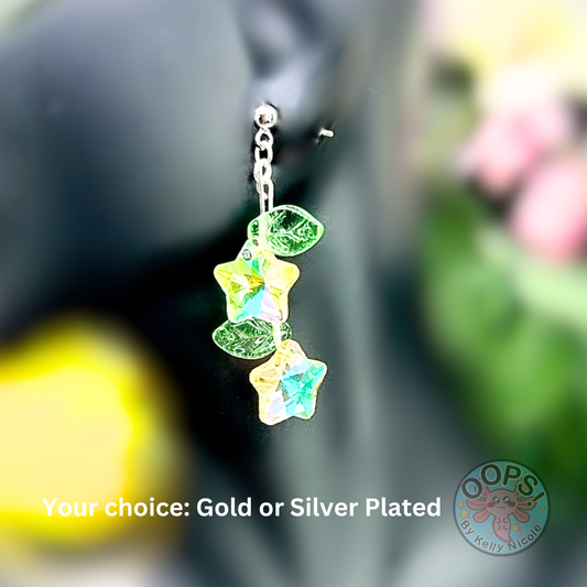 Boucles d'oreilles pendantes inspirées de Paopu Star Kingdom Hearts, boucles d'oreilles pendantes hypoallergéniques personnalisées pour le travail, le cosplay ou le cadeau