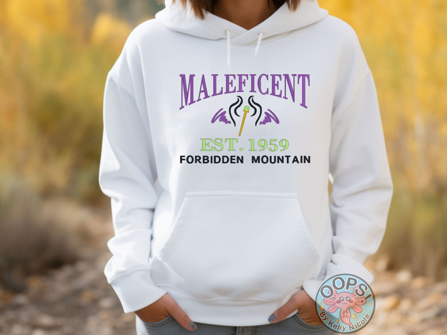 Embroidered “Maleficent" Snow White Villain Unisex Pullover