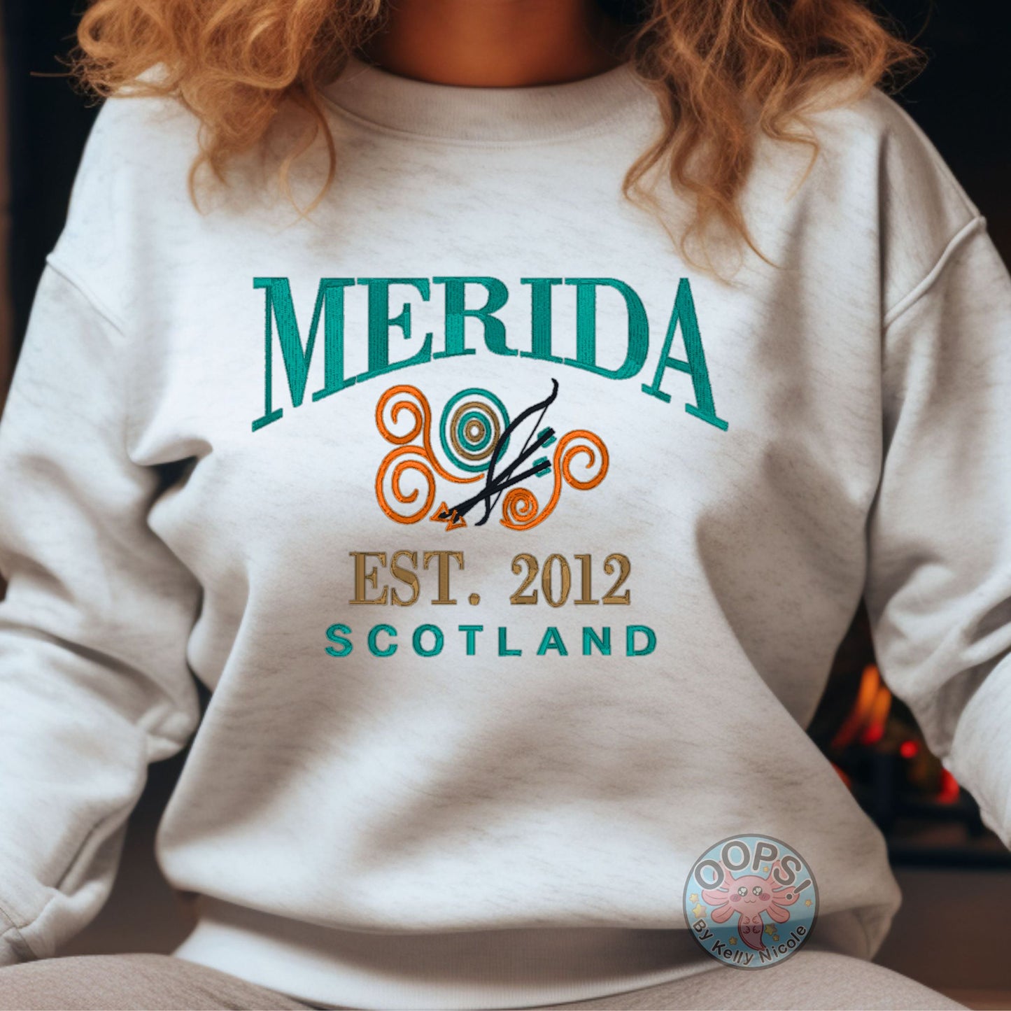 Embroidered "Princess Merida" Brave Unisex Pullover