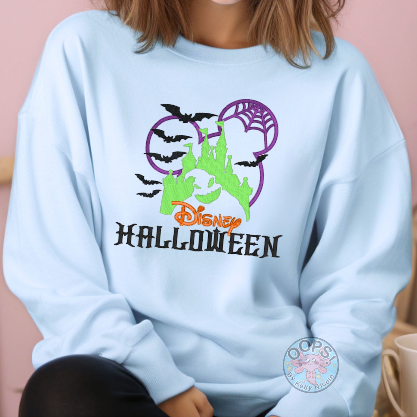 Embroidered Halloween "Oogie Boogie" Unisex Pullover