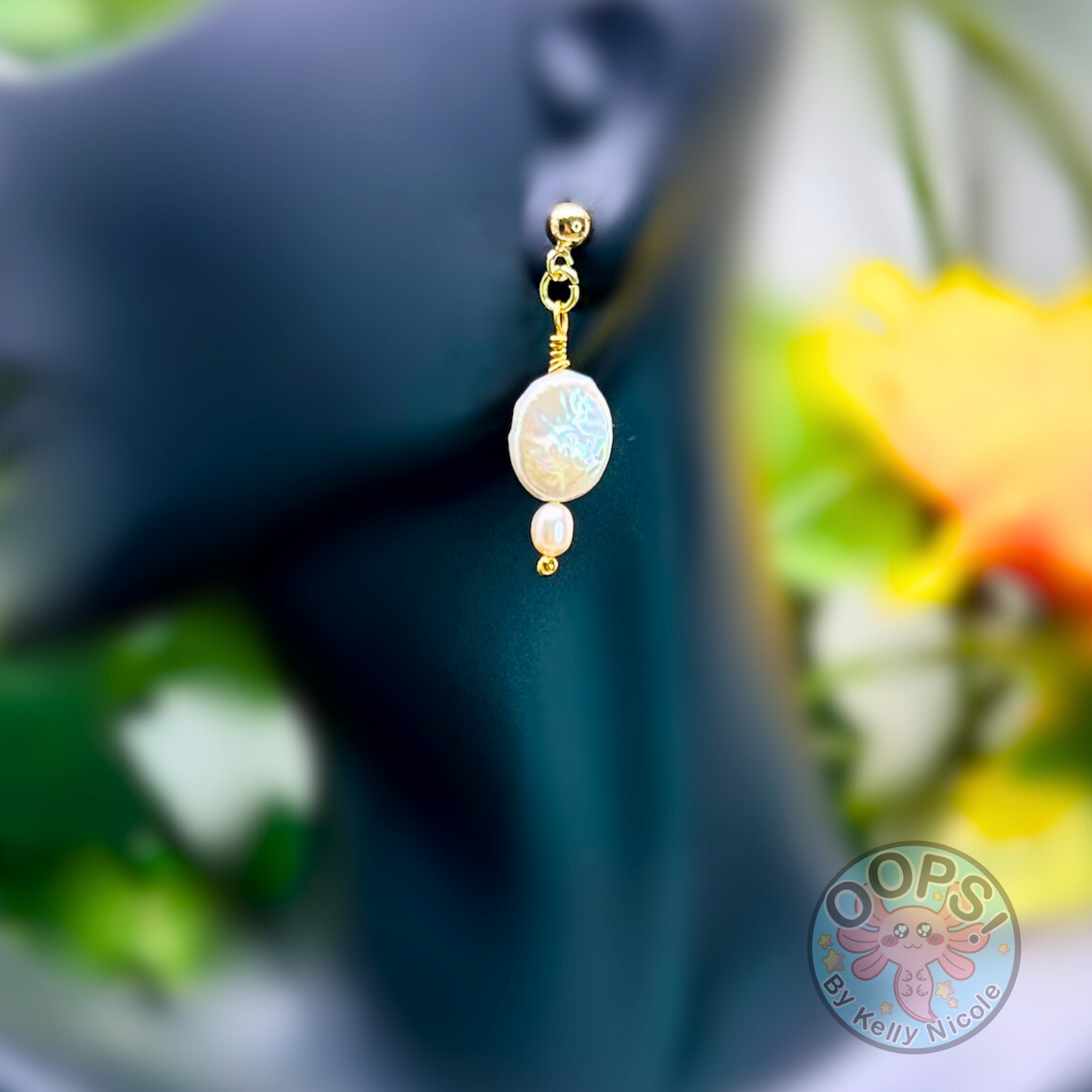 Classic Freshwater PEARL DROP EARRINGS perfect for home, work party or memorable gift