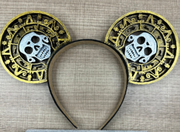 Disney "Pirates of the Caribbean " custom made hand painted and assembled Mickey Ears.  No Bow. Shop online today to get yours at HTTPS://OOPSBYKELLYNICOLE.COM