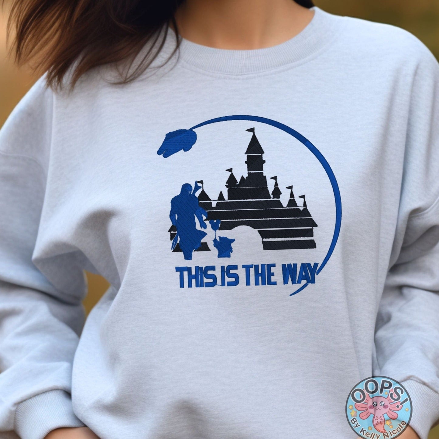 DISNEY GALAXY’S EDGE STAR WARS  SHIRT Embroidered  Heavyweight Unisex Sweatshirt in ASH.  Shop online today to get yours at HTTPS://OOPSBYKELLYNICOLE.COM 