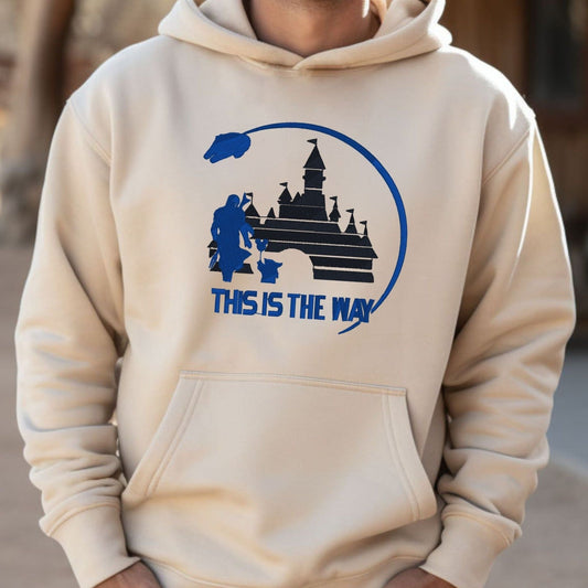 DISNEY GALAXY’S EDGE STAR WARS  SHIRT Embroidered Heavyweight Unisex Hoodie in SAND.  Shop online today to get yours at HTTPS://OOPSBYKELLYNICOLE.COM 