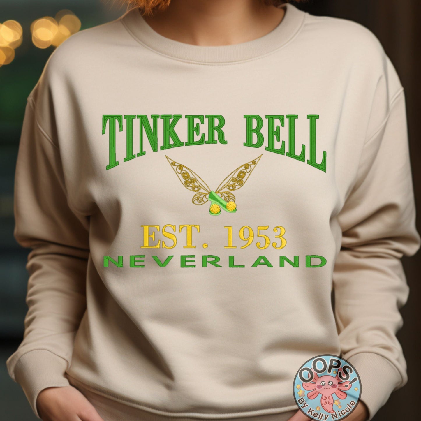 Embroidered "Tinkerbell" Unisex Pullover