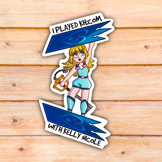 I played KH.com with Kelly Nicole Custom vinyl sticker.  Order yours today at "oopsbykellynicole.com"