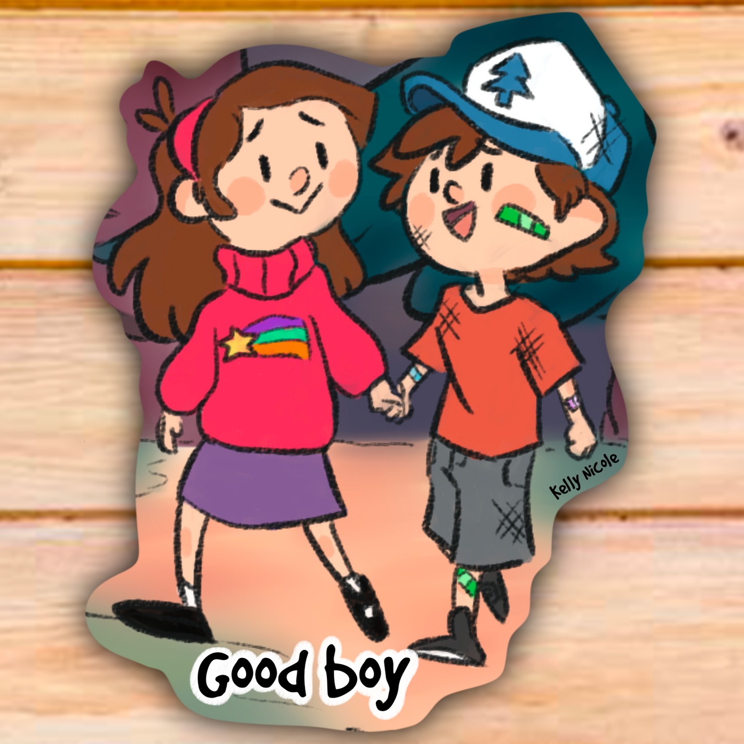 "GOOD BOY" SONG COVER STICKER