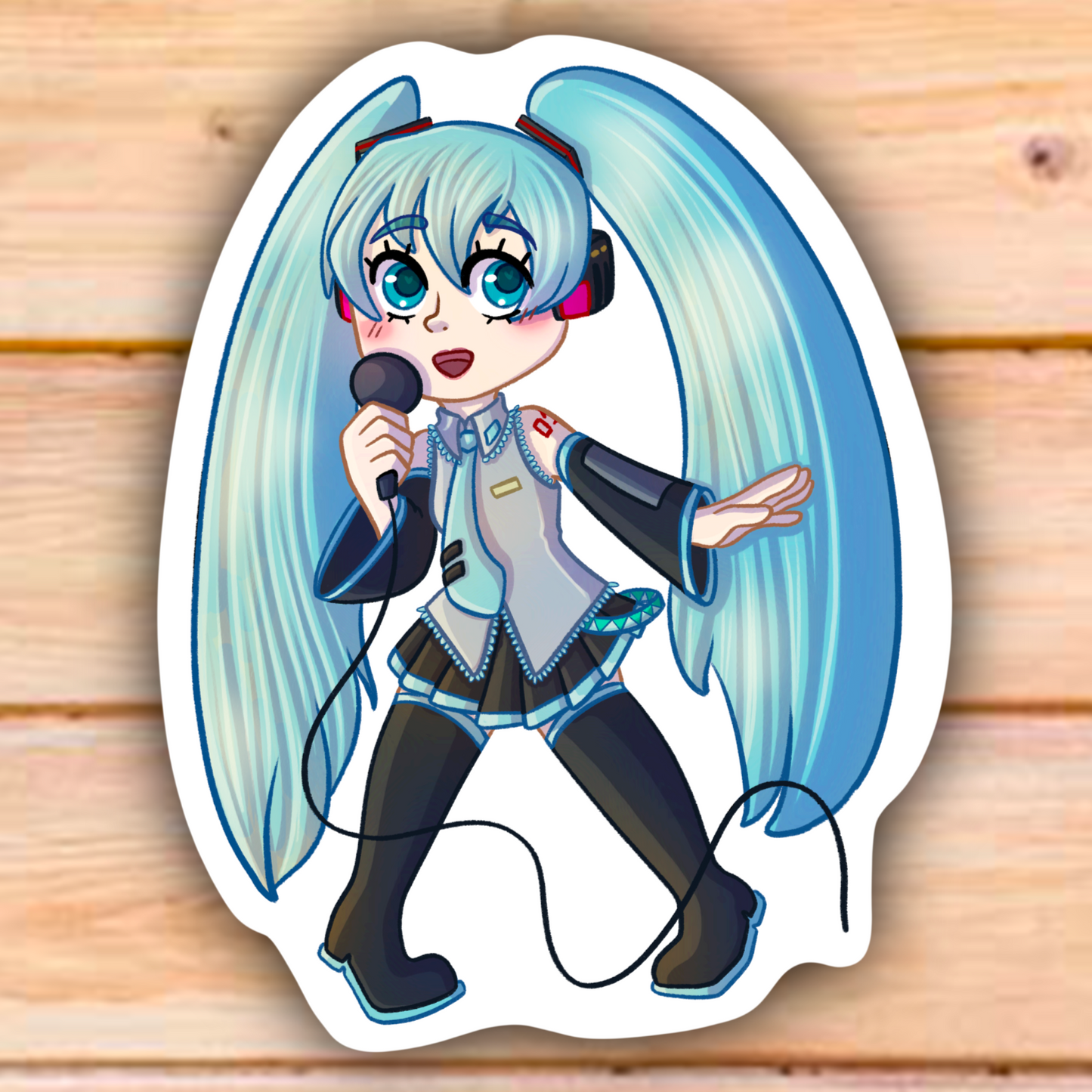 AUTOCOLLANT MIKU HATSUNE