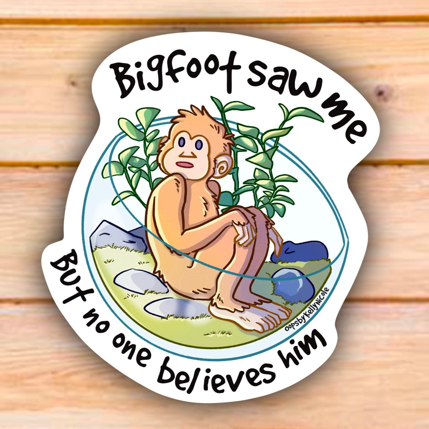 BIG FOOT STICKER