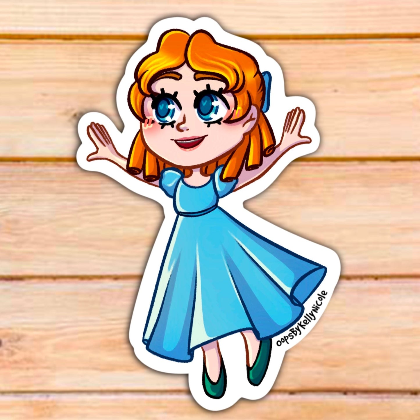 "Wendy Darling" Peter Pan Vinyl STICKER