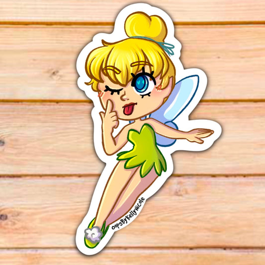 .“TInker Bell” Fairy Custom Designed Vinyl STICKER