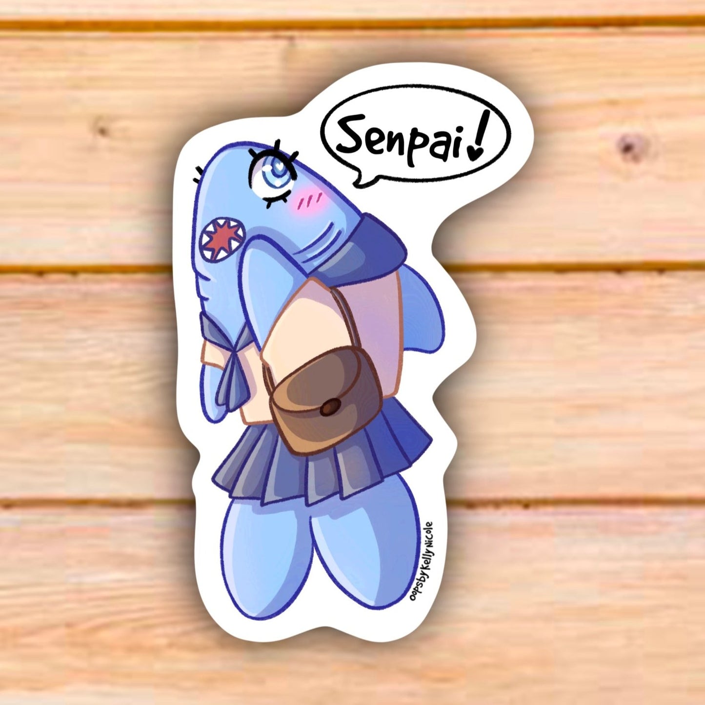 SENPAI SHARK STICKER