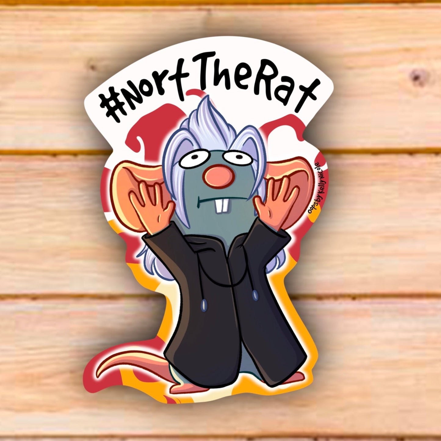 NORT THE RAT STICKER