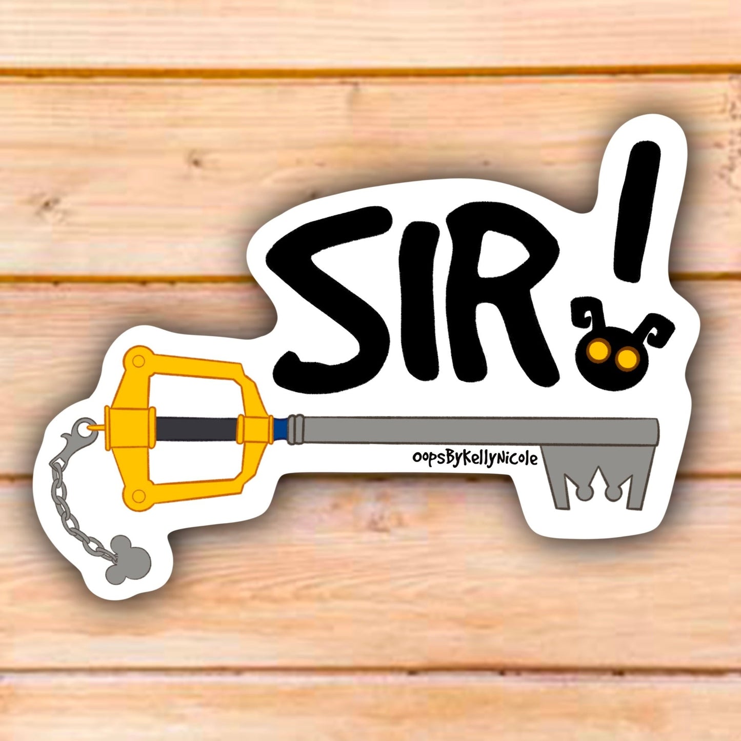 KINGDOM HEARTS SIR STICKER