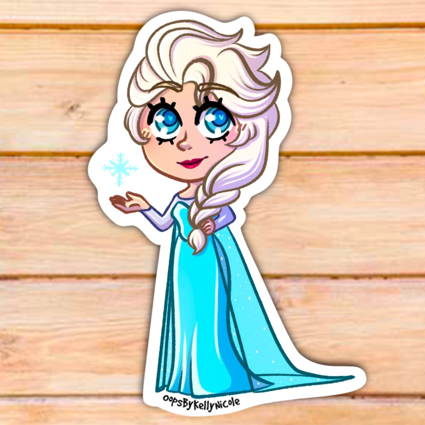 "Princess Elsa" Frozen Custom Designed Vinyl STICKER