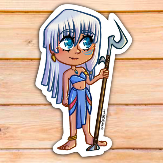 "Kida" Atlantis Custom Designed Vinyl  STICKER