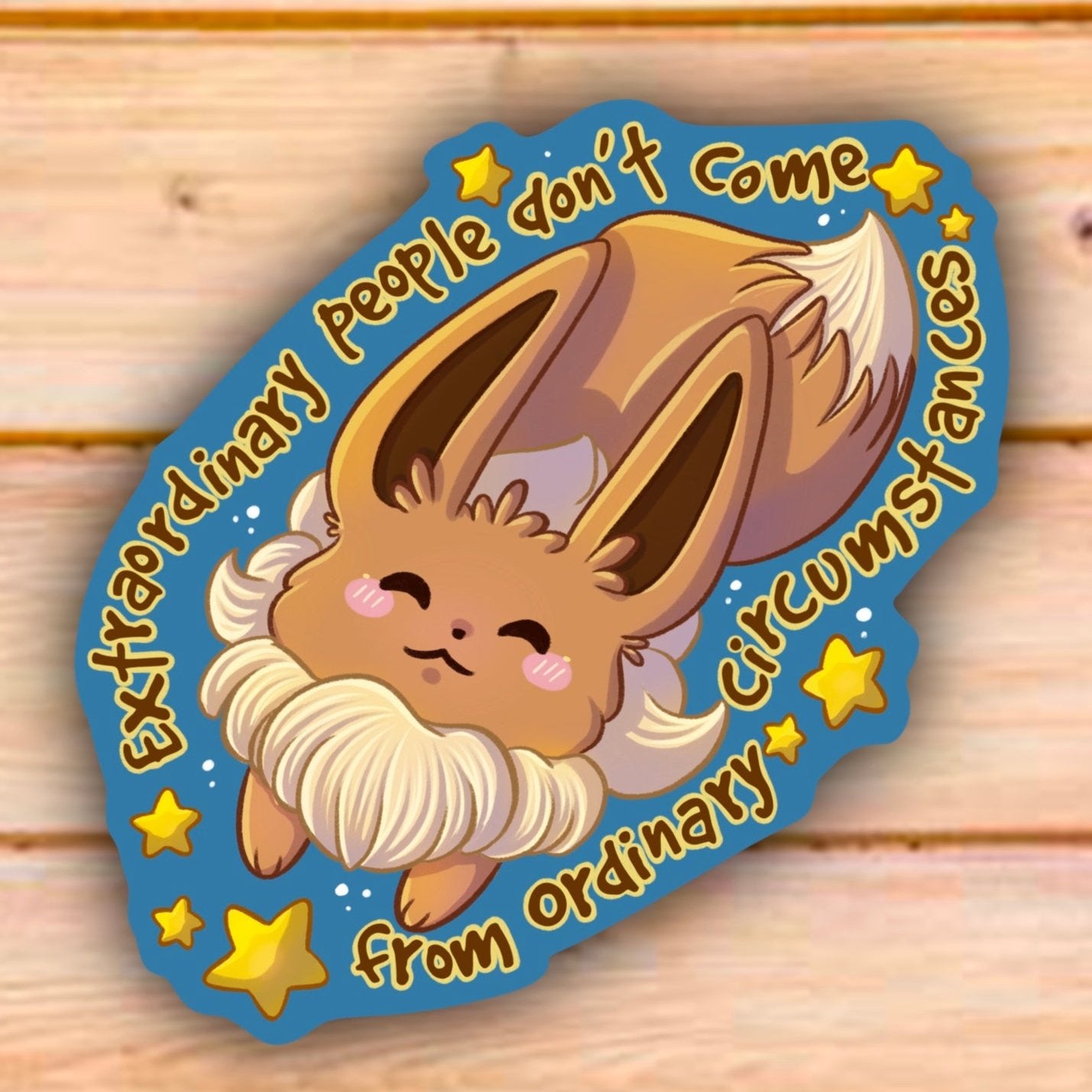 EXTRODINARY PEOPLE EEVEE POKEMON STICKER