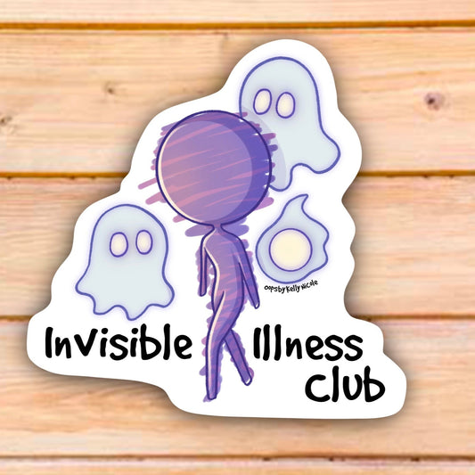 INVISIBLE ILLNESS CLUB STICKER