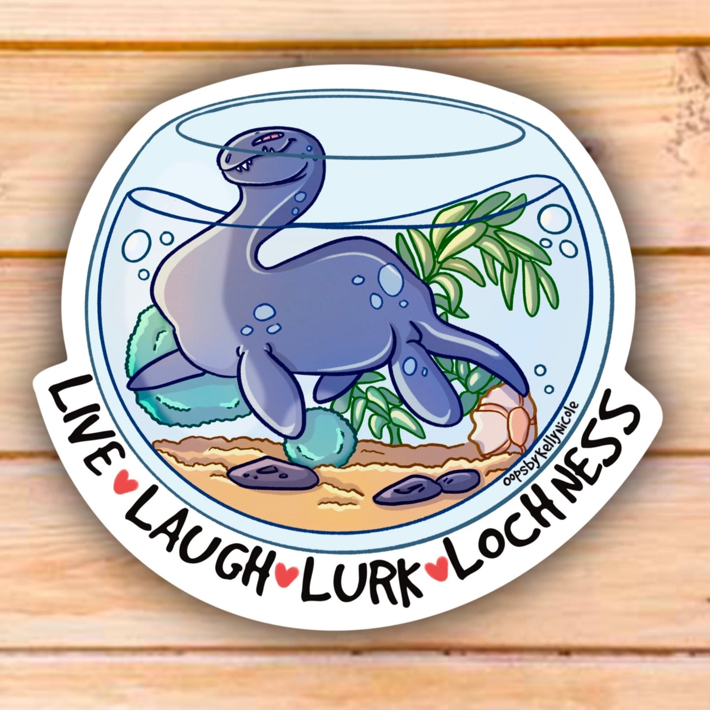 LOCHNESS MONSTER STICKER