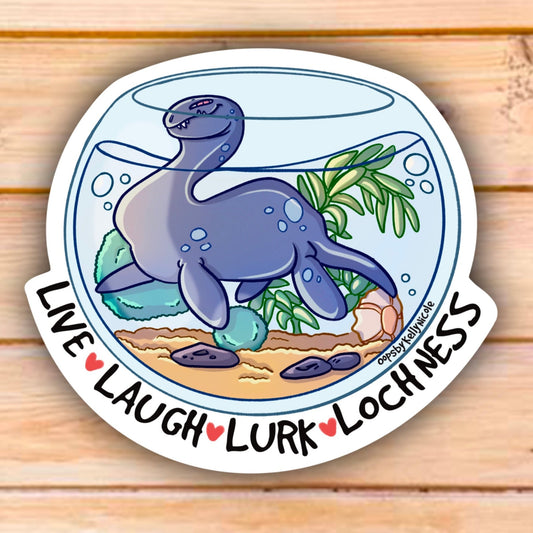 LOCHNESS MONSTER STICKER