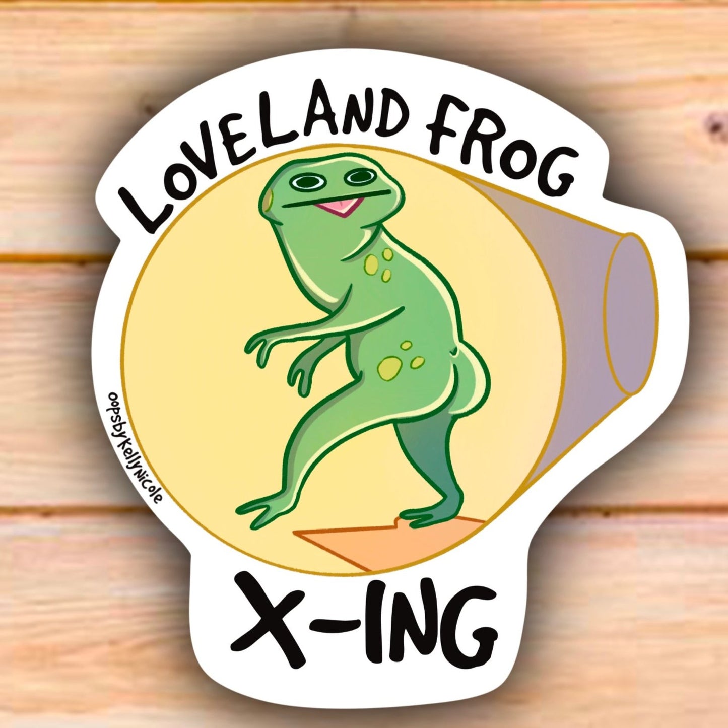 LOVELAND FROG MAN STICKER