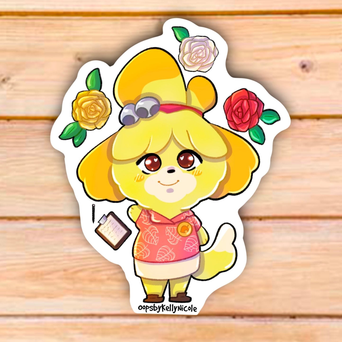 ISABELLE ANIMAL CROSSING STICKER