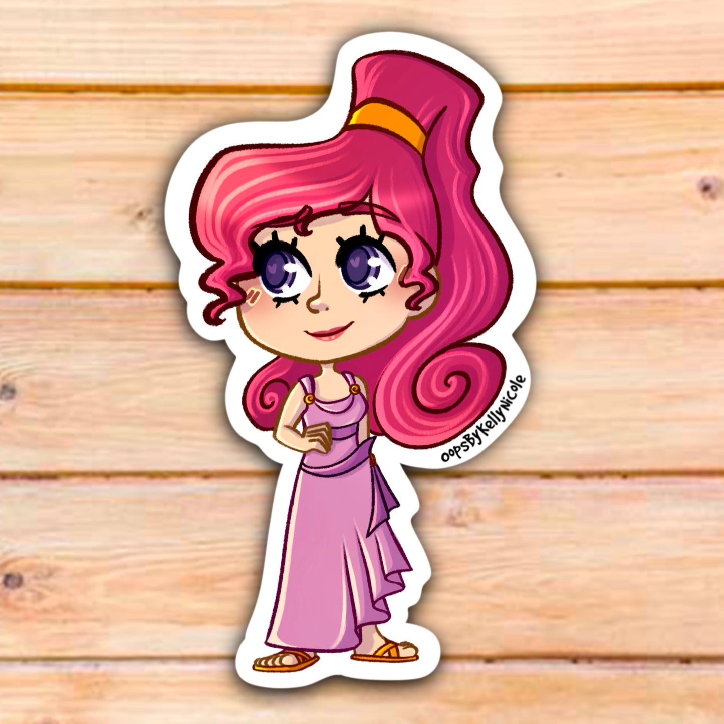 "Princess Meg" Hercules Custom Designed Vinyl STICKER