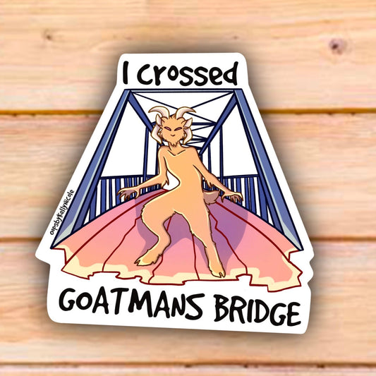 GOATMANS BRIDGE STICKER