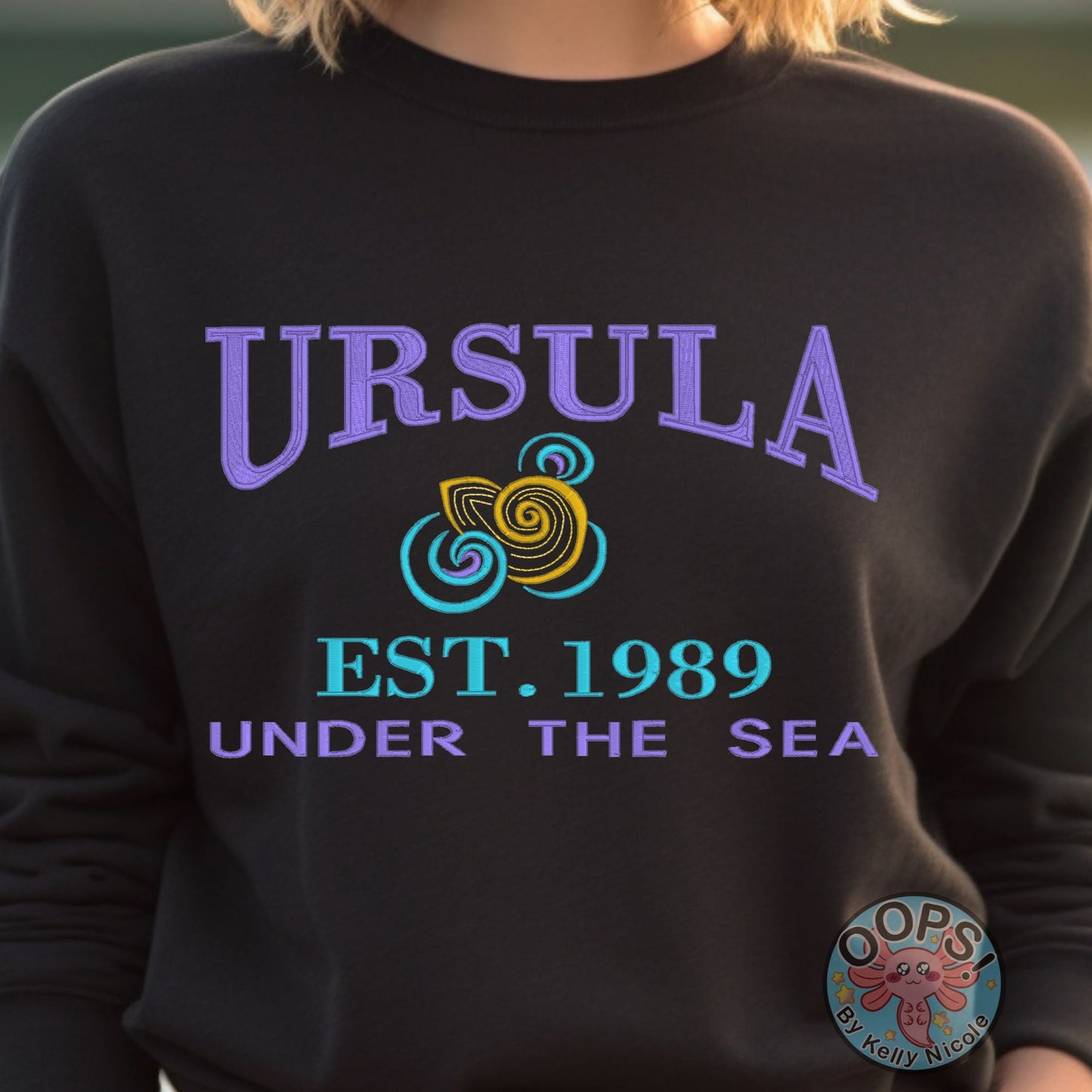 Embroidered "Ursula" Villain Unisex Pullover